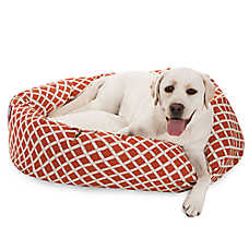 Majestic Pet Bamboo Sherpa Bagel Indoor & Outdoor Dog Bed