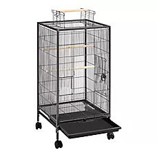 Yaheetech Open Top Parrot Bird Cage with Rolling Stand for Parrots