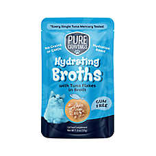 Pure Cravings Mercury Tested Hydrating Broths Cat Food Topper - Grain Free, 1.3 Oz