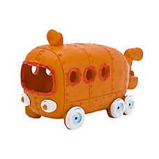 Penn-Plax? SpongeBob Bikini Bottom Bus Aquarium Ornament Fish Tank Decor