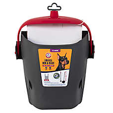 Arm & Hammer Dog Pooper Scooper, Swivel Bin & Rake for Dog Waste, 2 Heavy Duty Waste Bags Included