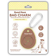 Sweet Paws Bag Charm Hands-Free Used Poop Bag Carrier