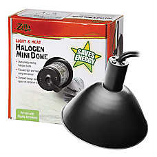 Zilla? Light & Heat Halogen Mini Dome For Reptile Terrariums Halogen Basking Heat Bulb