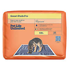 Pet Life Unlimited? XXL Smart Pads Pro, Enzymatic Odor Eliminating Formula, Fresh Clover Scent