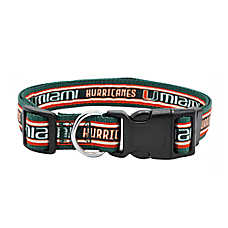 Pets First University of Miami Satin Collar