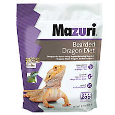 Mazuri Bearded Dragon Diet - Bearded Dragon Reptile Food - 8 oz