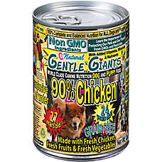 Gentle Giants All Life Stages Wet Dog Food - Natural, Non GMO, 90% Chicken