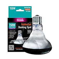 Arcadia GoldenSun Colored Basking Spot Reptile Bulb Basking Heat Bulb - 50-150 watt