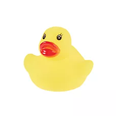 All Living Things® Rubber Duck Bird Toy - Exercise Foot Toy for Pet Birds