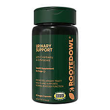 Rooted Owl? Natural Urinary Support Supplement Capsules for Dogs, with Cranberry, 60 Count