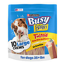 Purina Busy Twist'd with Beggin' Large Dog Chew Treats - Bacon