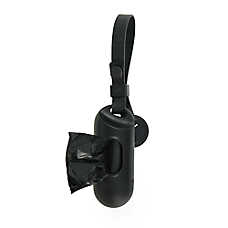Top Paw? Dog Poop Bag Dispenser - Black - Includes 15 Poop Bags