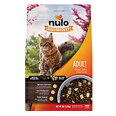 Nulo Raw Medley Adult Cat Food - Kibble + Freeze Dried Raw, Chicken, Turkey & Duck