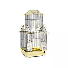 Prevue Pet Products Beijing Pet Bird Cage Yellow and Black for Medium Birds
