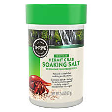 Thrive Hermit Crab Soaking Salt - Hermit Crab Water Care - 2.4 oz