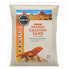 Thrive Desert Natural Calcium Sand - Reptile Sand Substrate - 20 lb