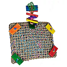A&E Cage Company Vine Mat Bird Toy - Natural Chew Toy for Pet Birds