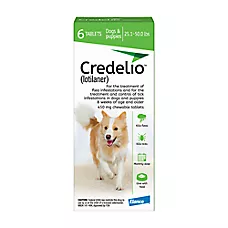 Credelio (lotilaner) Chewable Tablet for Dogs - 25.1-50.0 lbs (Green) - 1, 3, or 6 Month Supply