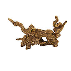 Top Fin? Large Faux Wood Aquarium Ornament - Fish Tank Decor - Large