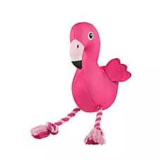 Joyhound庐 Plush Rope Flamingo Dog Toy