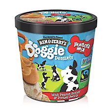Ben & Jerry's Pontch's Mix Doggie Desserts Frozen All Life Stage Dog Treats - Peanut Butter Pretzel