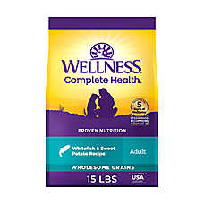 Wellness Complete Health Adult Dry Dog Food - Whitefish & Sweet Potato