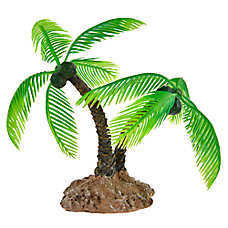 Top Fin? Palm Trees Aquarium Ornament - Fish Tank Decor - Small