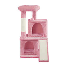 Yaheetech 36-in Multi-Level Cat Tree with 2 Condos and Scratching Board