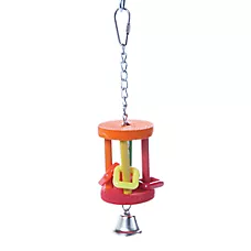 All Living Things® Hanging Barrel Bird Toy - Exercise Bird Toy for Small Birds