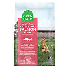 Open Farm Grain Free Adult Dry Cat Food - Ethically & Sustainably Sourced, Non-GMO, Salmon