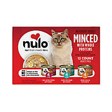 Nulo Minced with Whole Protein Wet Cat & Kitten Food - Variety Pack, 12 Count, 33.6 oz