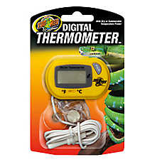 Zoo Med Reptile Terrarium Digital Thermometer Temperature Gauge