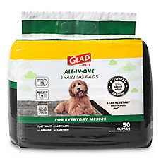 Glad? For Pets Jumbo Training Pads For Everyday Messes, Built-In Activated Carbon For Odor Control