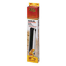 Zilla? Slimlines T8 Fluorescent Light Fixture Desert for Heat & UVB Bulbs - 18 in