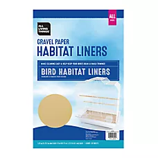 All Living Things® Gravel Paper - Bird Cage Gravel Paper Liner - 28ct