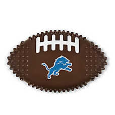 Detroit Lions Hard Nylon Football Dog Chew Toy
