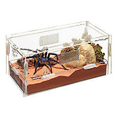 Zilla? Terrestrial Micro Habitats Terrarium - Reptile Habitat Enclosure - Small-Large