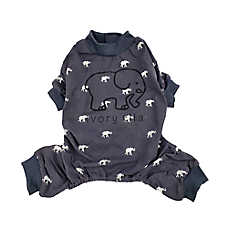 Hip Doggie Ivory Ella Elephant Print Dog Pajamas