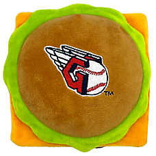 Pets First Cleveland Guardians Hamburger Dog Toy