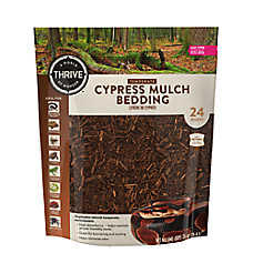 Thrive Cypress Mulch Reptile Bedding - Reptile Substrate & Bedding - 4-24 qt