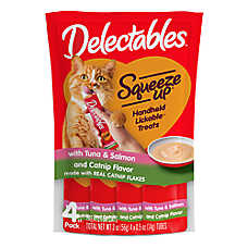 Hartz Delectables Squeeze Up Lickable Cat Treat - Catnip - 4 CT, 2 OZ