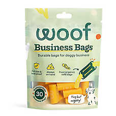 WOOF Poomergency Refill Business Bags - Dog Poop Bags - 30 Count