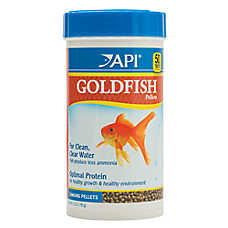 API? Goldfish Premium Pellets Fish Food with Fiber & Vitamins C/E
