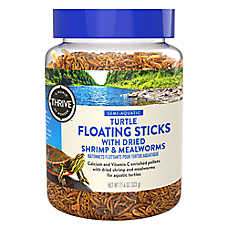 Thrive Floating Sticks with Dried Shrimp & Mealworms Turtle Food - 11.4 oz