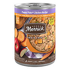 Merrick? Grain Free Premium Puppy Wet Dog Food - Natural, Puppy Plate 12.7 oz