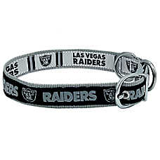 Pets First Las Vegas Raiders Reversible Dog Collar