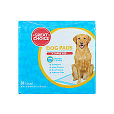 Great Choice? X-Large Dog and Puppy Pee Pads, Potty Training, Unscented, 50 Count