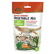 Zilla? Reptile Vegetable with Calcium Munchies - Reptile Veggie Treat - 4 oz