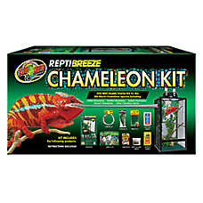 Zoo Med ReptiBreeze Chameleon Terrarium Kit - Chameleon Screen Habitat Starter Kit