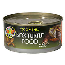 Zoo Med - Zoo Menu Natural Box Turtle Food - Box Turtle Reptile Food - 6 oz